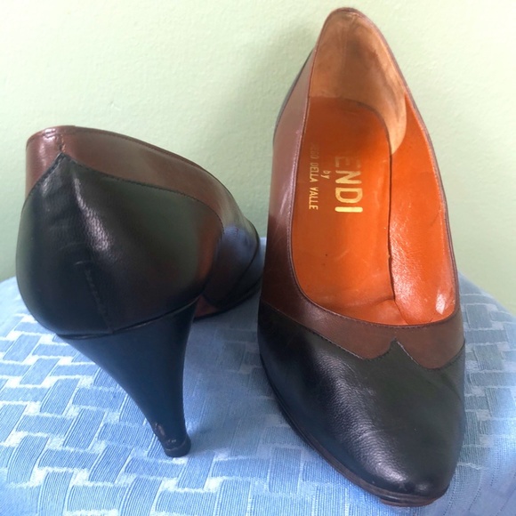 Fendi Women's Black & Brown Shoes - Picture 6 of 11